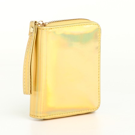 Lightning wallet, gold color