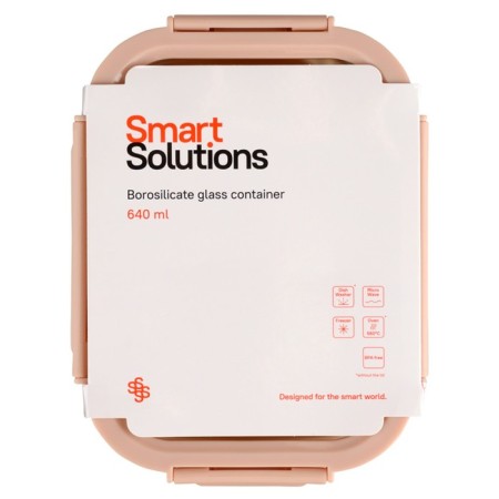 Container for baking, storage and carrying of products in the Smart Solutions cover, beige color, 640 ml-14