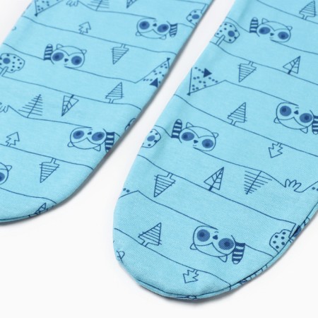 Children's sliders, blue/raccoon color, height 68-2