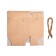 Box-pack, with handles, craft, 15 x 11 x 9 cm