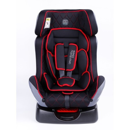AMAROBABY PROFESSIONAL car seat, group 0+/I/II, black/red color-1
