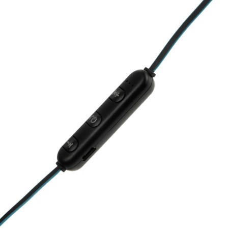 Luazon VBT headphones 1.12, wireless, vacuum, BT 4.1, 80 mAh, black and blue-5