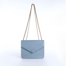 Women's bag on magnet, small size, blue color