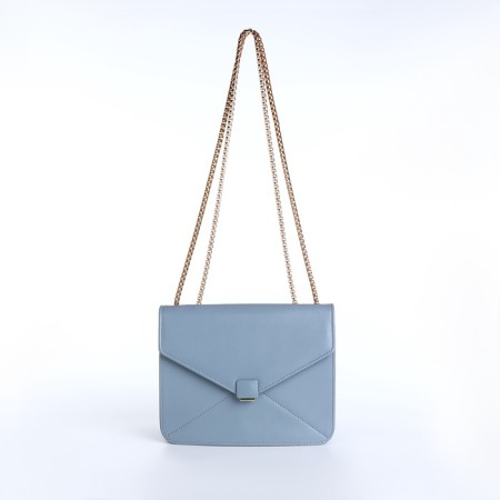 Women's bag on magnet, small size, blue color