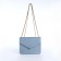 Women's bag on magnet, small size, blue color