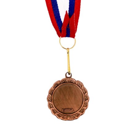 Prize medal 159 diam 3.5 cm. 2 place. Color ser. With a ribbon-4