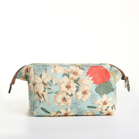 Cosmetic bag with lightning, blue color-1