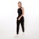 Women's trousers, black color, size 46