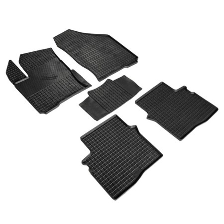 Rubber “grid” rugs in the interior for Omoda S5 2022-N.V.
