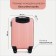 Small suitcase 20 ", lightning department, code castle, pink color