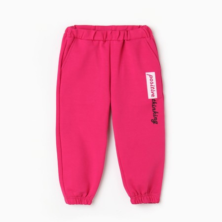 Kit for girls (sweatshirt, trousers), raspberry color, height 116 cm-4