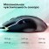 GMNG 930GM Black Optical Mouse (12800DPI) USB for laptop (7but)