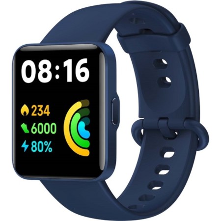 Smart hours Xiaomi Redmi Watch 2 Lite Gl, 1.55 ", TFT, sensor, GPS, frozen SPO2, 262 mAh, blue