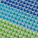Stick plastic rhinestones "Rainbow 8 colors" d = 0.6 cm 32x10.5 cm