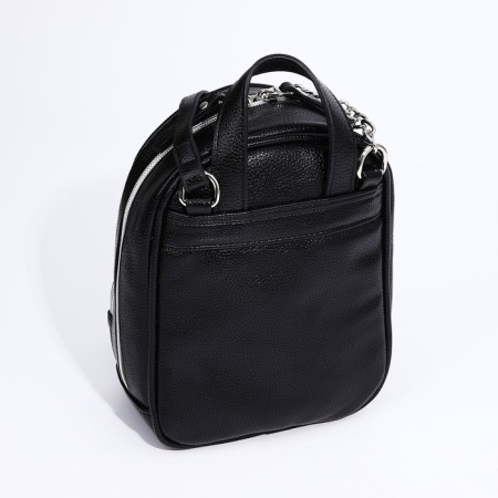 Bag Cross-Bodi Medvedkovo with a zipper, black color-1