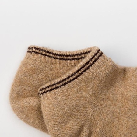 Women's socks from Mongolian wool, beige color, size 25 (37-39)-1