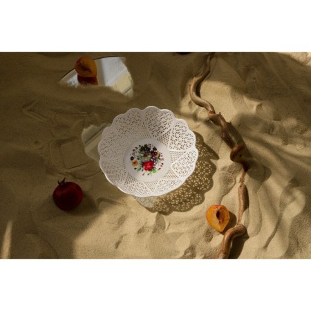 Vase for bread and fruits "Kuban. Heart ", d = 22 cm, color mix-6