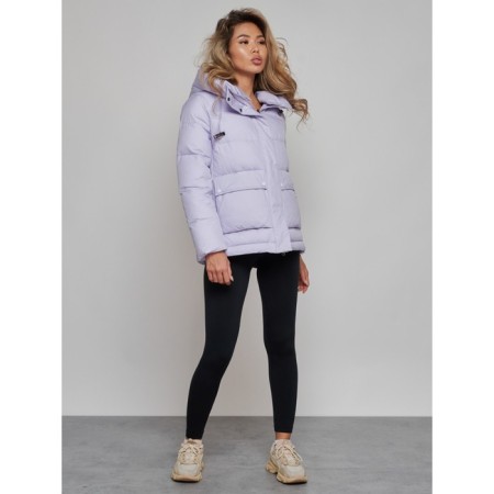 Winter jacket, size 42, purple color-1