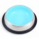 A bowl with a non-slip base, 225 ml, silver-blue