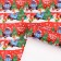 New Year. Packaging paper "Funny New Year", 70x100 cm, blue tractor