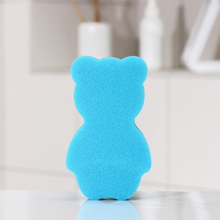 Body sponge children's "Bear", 14.5 × 9 cm, color mix-5