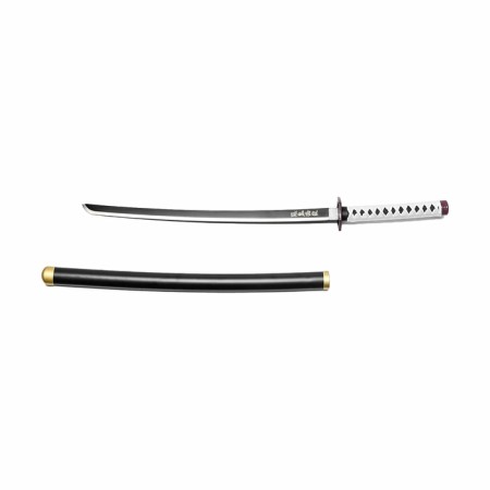 Souvenir product katan on a stand, white hilt in a braid 74 cm-2