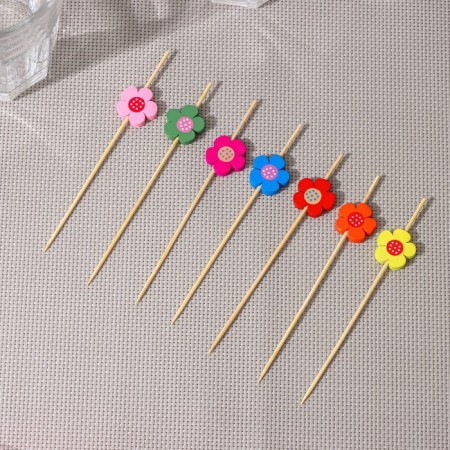 Swaps of the shade "Flowers", 12 cm, set 25 pcs-3