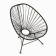 Armchair "shell" mini, max. load 90 kg, 60 x 60 x 58 cm