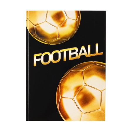 College-wiper in a solid cover 7BC, A4, 80 sheets, golden ball, a cage block, glossy lamination