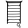 Electric towel "Sanprise" Classic P8, 500x800 mm, universal, black