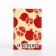 Cover for passport, yellow/red color