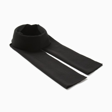 Children's scarf, black color, size 144x20 cm