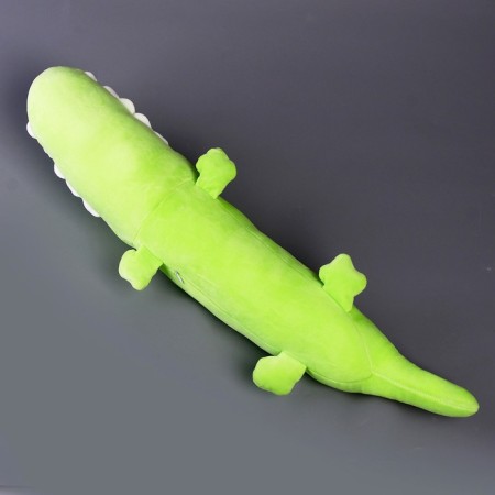Soft toy-podushka "Crocodile with a duck", 65 cm, green color-6