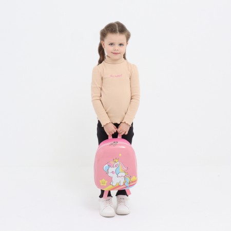 Baby backpack on lightning, pink color-2