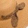 Women's hat minku "leopard" Beige color, rr 56-58