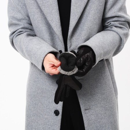 Gloves are male, dimensionless, with insulation, brown color-4