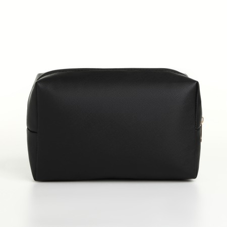 Cosmetic bag with lightning, black color-1