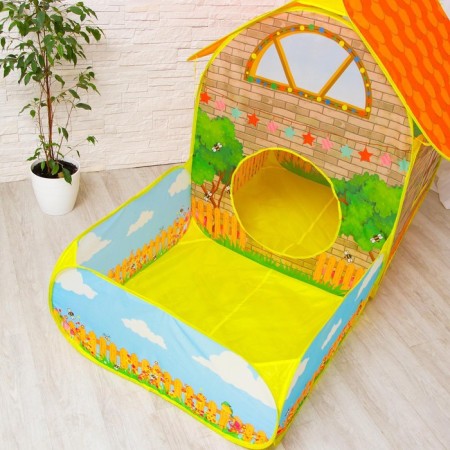 Children's gaming module "House + dry pool"-3