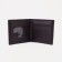 Male purse without fastener, department for bills, for maps, brown color