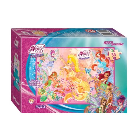 Winx puzzles, 54 elements, mix-2
