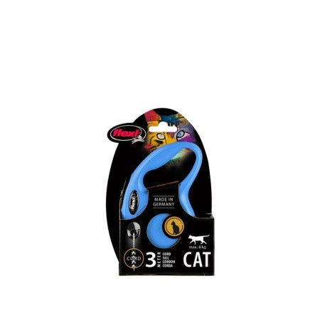 Flexi New Classic Cat XS (up to 8 kg) 3 m cable, blue-1