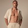 Male home -made costume (short sleeve and pants shirt) SL Home p. S, milk