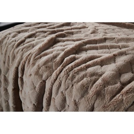 Bernard cover, size 160x220 cm, beige color-2
