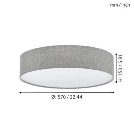 Passteri lamp, 3x25W E27, white color-2