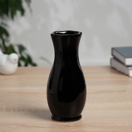 VAZ Coramics Table "Thiago" waist, D-5cm, 16.5x7 cm, black