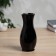 VAZ Coramics Table "Thiago" waist, D-5cm, 16.5x7 cm, black