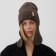 Minaku earflap, rr 56-58, coffee color