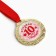 Wedding medal on the card "10 years pink wedding", d = 4 cm