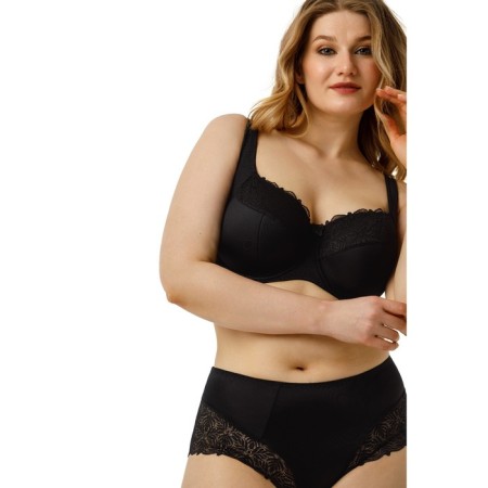 Women's bras of Lengy, size 90c, black color-3