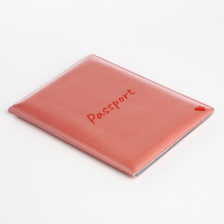 Cover for passport, pink color-3
